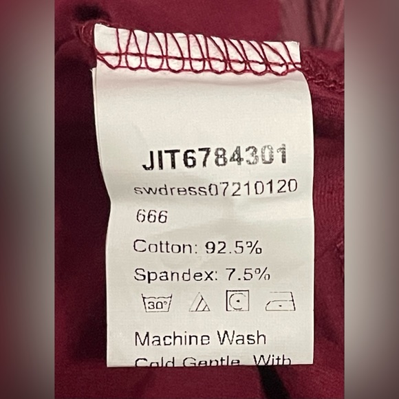 Plus cotton split back tube dress - SHEIN curve - Picture 6 of 6